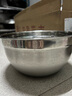 魔幻厨房加深打蛋盆烘焙专用和面盆工具家用蛋糕搅拌22cm打发奶油碗不锈钢 实拍图