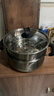 炊大皇304不锈钢汤锅+蒸屉 汤蒸炖锅蒸锅双耳煮粥煮面 22cm 电磁炉通用 实拍图