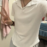 衣然呈品美式复古牛仔短裤女夏季薄款高腰显瘦休闲外穿超短时尚百搭热裤女 蓝色 M 【建议90-110斤】 晒单实拍图
