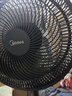 美的（Midea）【超级单品】七叶轻音立式电风扇家用柔风落地扇台式桌面小型风扇大风量节能摇头宿舍电扇 SAF30AB 实拍图