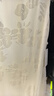 朗姿【时装周同款】桑蚕丝立体绒花连衣裙新中式气质长裙2026夏新款 米白色 M 晒单实拍图
