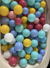 澳乐儿童玩具波波海洋球池游戏围栏球池 6.5/5.5CM 100装生日礼物 实拍图