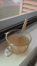 品喻（PINYU）早餐杯燕麦杯大容量牛奶杯加厚玻璃杯麦片碗耐热家用400ml杯盖+勺 实拍图
