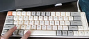狼途GK65机械键盘 有线/无线/蓝牙/三模 65键 键盘游戏电竞电脑办公平板  奶白 金轴 实拍图