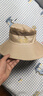 黛米安妮莎帽子男夏季遮阳帽男户外防晒帽男太阳帽渔夫钓鱼帽登山帽沙滩草帽 浅米色-帽檐9CM 均码 实拍图