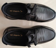 红蜻蜓真皮正品皮鞋头层牛皮轻便软底男士商务休闲皮鞋WJA33220 黑色 41 实拍图
