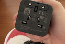 飞利浦（PHILIPS）出国转换插头全球通用国际旅行插座转换器/英标欧标美标澳标日本韩国新加坡适用含两口插头 实拍图