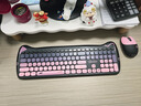 联想生态品牌异能者无线键鼠套装 轻音键盘鼠标长续航台式/小新适用 可爱女生礼物键盘鼠标黑莓粉KN520 实拍图