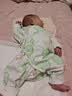 贝瑞加（Babyprints）宝宝连体衣2件装婴儿纯棉哈衣四季柔软内衣护肚长袖家居爬服 绿66 实拍图