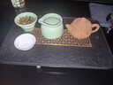 尚言坊天然乌金石茶盘带排水储水式小型家用功夫茶具简易茶托盘干泡茶台 实拍图