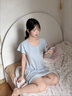 蕉内300S女士睡裙莫代尔夏季凉感睡衣防走光带杯家居服棉莫亲肤睡衣女 实拍图