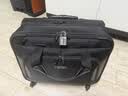 新秀丽行李箱16英寸拉杆箱商务软箱前开口旅行机长箱BP0黑色登机箱 实拍图