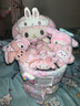 AWHAHelloKitty玩偶花束库洛米卡通毛绒玩偶花束生日礼物送女朋友 粉色美乐蒂玩偶花束+礼袋灯串 实拍图