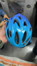 统步轮滑护具自行车骑行儿童溜冰鞋旱冰鞋滑板车头盔护具套装 蓝 实拍图