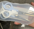 马博士儿童理发剪刀宝宝美发剪刀婴儿安全剪发神器剪刘海打薄套装蓝白 晒单实拍图