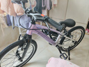 KinderKraftKK儿童自行车4-6-12岁学生单车男女孩新年礼物山地车18寸紫 实拍图