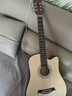 吉之琳单板41寸初学者吉他学生38寸新手练习男女生入门琴民谣木吉他乐器 40寸【单板】原木色 包教会+买即送全套配件 实拍图
