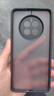 暴走 适用华为mate50手机壳 华为Mate50/mate50e保护套镜头全包防摔硅胶直边撞色透明磨砂抗指纹黑 实拍图