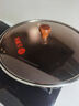 王源吉铁锅炒锅精铸铁无涂层不沾炒菜锅具燃气灶电磁炉通用36cm 实拍图
