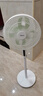 美的（Midea）【幸运草安睡1S】一级能效直流变频声控电风扇家用遥控卧室静音落地扇台式桌面抗菌大风力转页扇 实拍图
