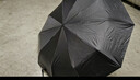 天堂 全自动晴雨伞三折 10骨加固一键开收易甩干简约 黑色 实拍图