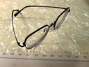 依视路（ESSILOR） 钻晶系列高清耐磨防蓝光近视超薄镜片专业配度数眼镜架男女镜框 钛+金属-全框-4023BK-黑色 镜框+依视路A4防蓝光1.56现片 实拍图