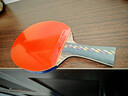 红双喜（DHS）五星乒乓球拍横拍R5002C碳素底板双面反胶弧圈结合快攻成品单拍 实拍图