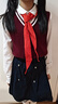 杉杉女童衬衫儿童班服2026春秋新款纯色长袖衬衣女孩春装外套 白色150 实拍图