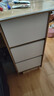 左度电脑桌椅套装卧室家用书桌台式办公桌带收纳抽屉桌子学习写字桌子 热销【豪华三抽+桌下置物】月魄灰色120cm 实拍图