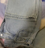 翊尚美高腰牛仔裤女薄款直筒宽松阔腿裤子女夏季新款休闲裤女学生小个子 浅复古蓝【三扣腰围可调节】 30 【推荐131-140斤】 实拍图