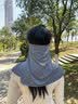 猫人冰丝防晒面罩女夏天网纱透气户外防紫外线遮脖子七夕开车骑行面罩 实拍图