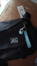 回力（Warrior）斜挎包男士挎包男女潮牌大容量单肩包学生情侣休闲运动小背包邮差 黑色【带太空人挂件】 实拍图