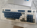 狼途（Langtu）狼途L98薄膜键盘 98键 静音键盘游戏电竞电脑办公键盘有线无线蓝牙三模 Gasket结构 RGB灯效复古灰 实拍图