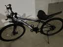 EG7山地自行车成人学生变速越野单车双减震赛车26寸青少年男女公路车 【基础版】辐条-黑白 26寸21速【适合：160-180CM】 实拍图