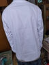 南极人衬衫男纯色长袖商务衬衫男士棉质舒适衬衣外套修身白衬衫男2XL 实拍图