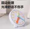 得力（deli）文具儿童钟点钟表学习器 三针联动时钟闹钟模型 幼儿园时间认知益智教具学生开学文具生日礼物 实拍图