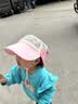 启拓者婴幼儿宝宝防晒帽遮阳帽子夏季透气网孔可拆卸护脖儿童太阳帽女孩 实拍图