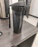 特百惠（Tupperware）茶韵500ml塑料杯男女士学生运动水杯子大容量泡茶杯 酷炫黑 实拍图
