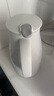 JEKO&JEKO保温壶家用热水瓶暖水壶学生宿舍开水瓶玻璃内胆按压式 1L浅灰色 实拍图