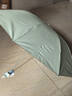 天堂伞 防紫外线晴雨伞三折 便携折叠银胶防晒太阳伞遮阳伞两用伞青提绿 实拍图