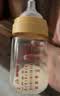 爱得利（evorie） 婴儿奶瓶6个月以上 宽口径带手柄带重力球PPSU奶瓶 300ml橙 实拍图