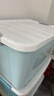 禧天龙家用收纳箱加厚衣物储物箱塑料箱大容量玩具整理箱 80L蓝色1个装 实拍图