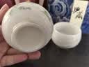 不拙琉璃白羊脂玉瓷茶杯主人杯高档个人专用单杯乔迁新婚礼物山水对杯 实拍图