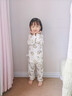 小素材儿童睡衣夏季薄款宝宝衣服套装竹纤维空调服春秋家居服男童女童 幸运小马套头黄 100 实拍图
