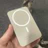 Zokd【新3C认证丨可上飞机】MagSafe磁吸充电宝超薄无线快充适配iPhone17Pro移动电源10000毫安大容量 【20000M丨20W快充】钛金色 可上飞机高铁丨双向快充丨低温超薄 实拍图
