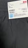 优衣库女装休闲裙裤/阔感裙裤七分裤尼龙479399 09 黑色 S /155/64A 实拍图