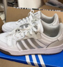 adidas情侣休闲纯棉上衣圆领短袖T恤男女夏季阿迪达斯官方轻运动   米白   XL 实拍图