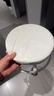 【京喜甄选】椅子万向轮美缝凳子带轮旋转擦地矮凳美甲修脚凳滑轮 儿童凳-米白色款 实拍图