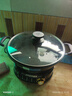 扬子电炒锅多功能家用铸铁电热锅电炒菜锅煎炒煮一体电饭锅电煮锅插电锅1-10人 定时款：四灯铸铁锅 30CM无蒸笼【加厚加深】 实拍图