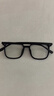 蔡司（ZEISS）镜片黑框眼镜男近视可配度数防蓝光辐射大脸胖子加宽加大框眼镜框 蔡司镜片镜音镜框-A款-磨砂黑 配镜音1.60防蓝光镜片-0-600度 实拍图